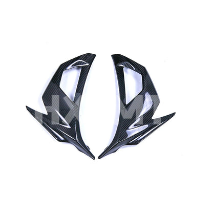 Front Upper Side Panel Cover Plate Side Panel Fairing Fuel Tank Plate For NINJA400 ninja250 EX400 2018 2019 2020 2021 2022 2023 HXLMOTOR
