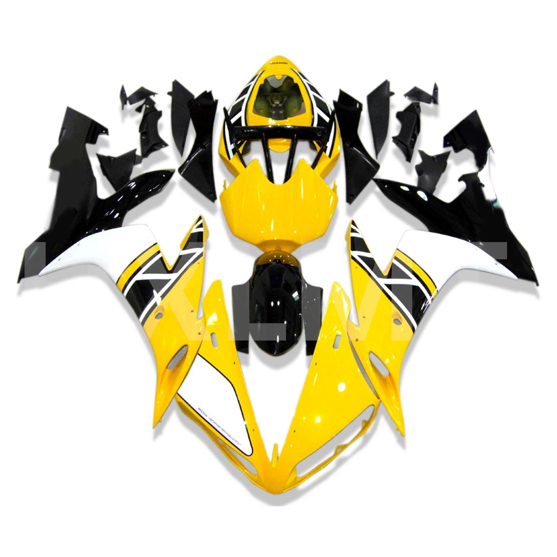 Motorcycle Fairing Kit Fits YAMAHA YZF-R1 2004 2005 2006 YZF1000 04 05 06 Fairing Blue White Motorcycle Housing Accessories HXLMOTOR