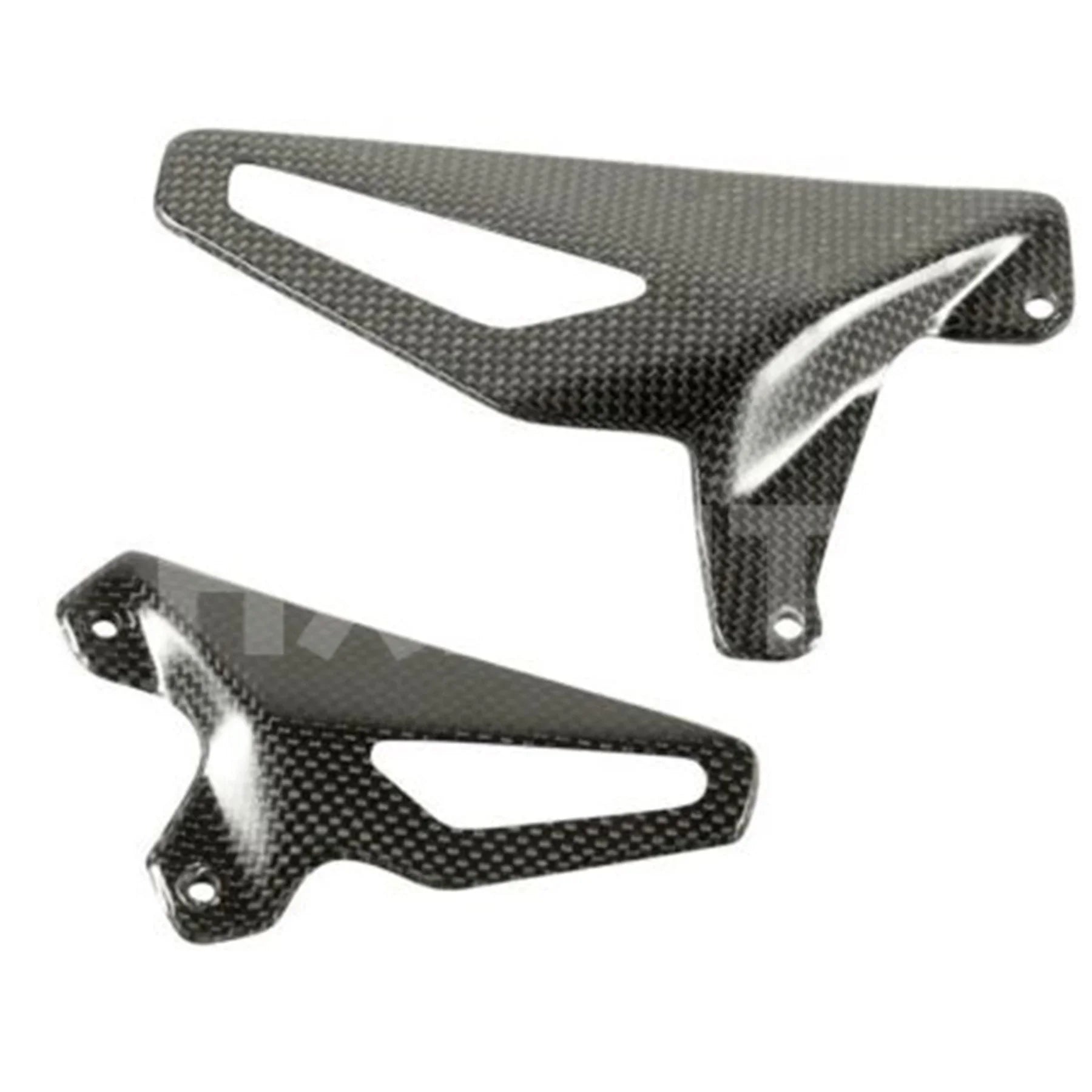 Motorcycle Accessories Heel Plate Carbon Fiber Foot Guard Dry Carbon For Ducati Streetfighter v4 Fairing DUCATI Panigale V4S V4R HXLMOTOR