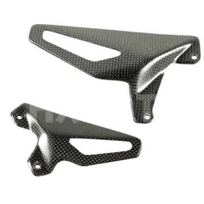 Motorcycle Accessories Heel Plate Carbon Fiber Foot Guard Dry Carbon For Ducati Streetfighter v4 Fairing DUCATI Panigale V4S V4R HXLMOTOR