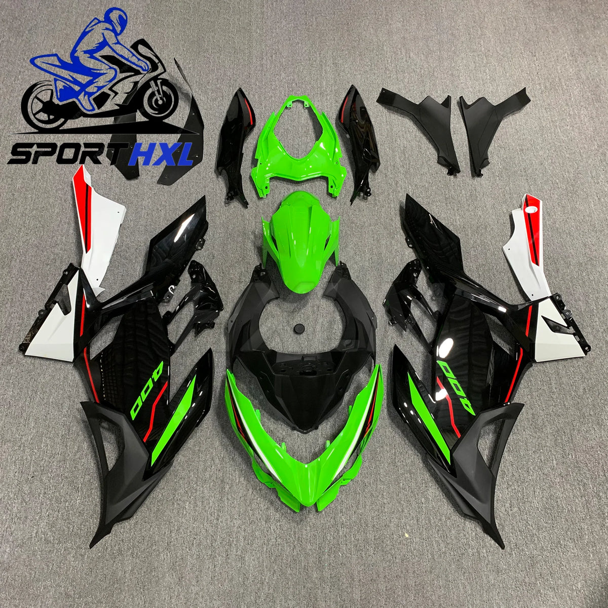 Motorcycle Practical Plastic Injection for Kawasaki Ninja400 EX400 2018-2019 2020-2023 Full fairing kit Bodywork fairing kit