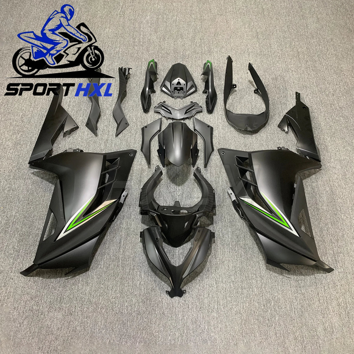 Fit for Kawasaki Ninja250R Ninja300 13-17 2014 2015 Solid Fairing kit Bodywork fairing Full fairing kit Injection ABS Bodywork