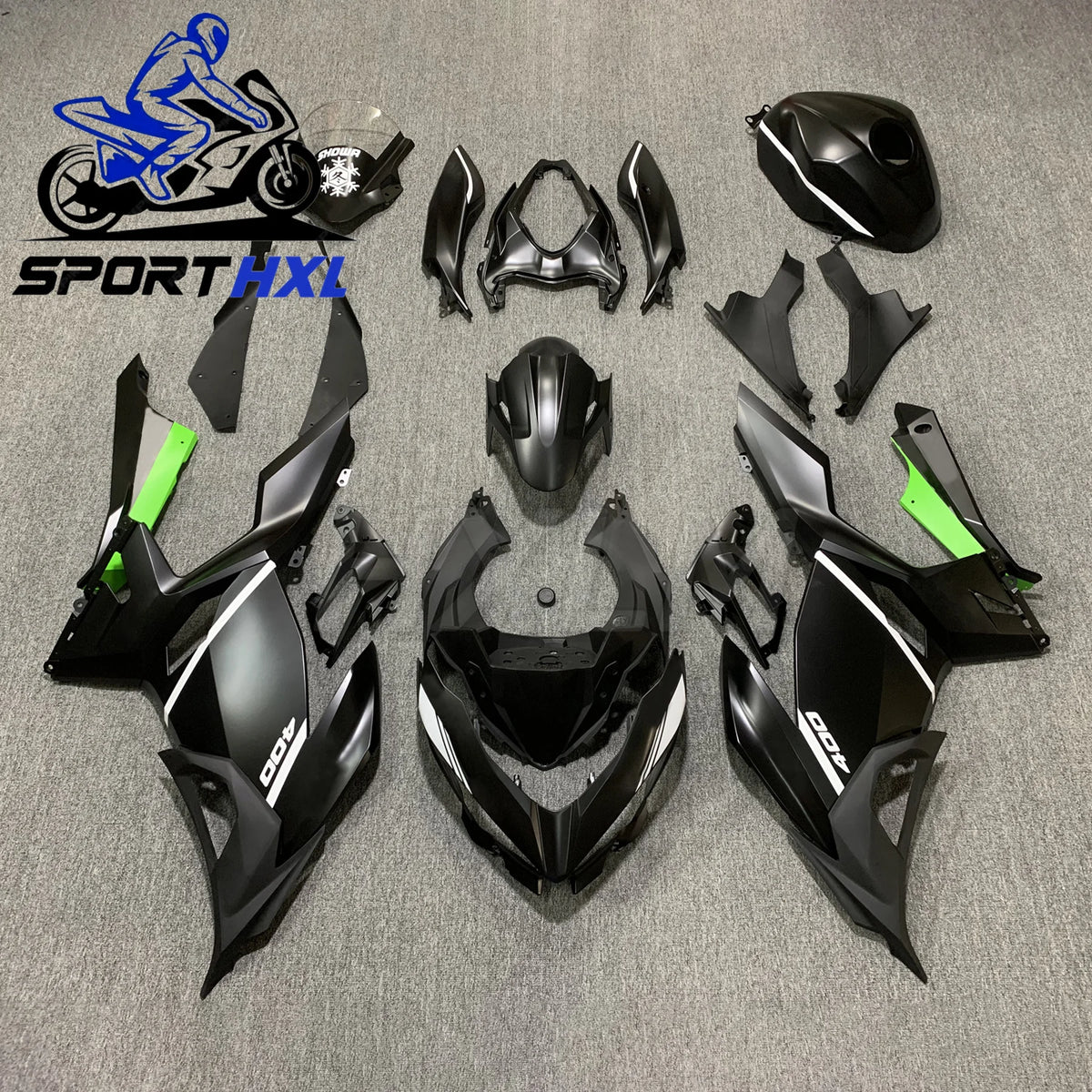 Fit for Kawasaki Ninja400 EX400 2019-2023 Motorcycle Firm ABS Plastic 2020 2021 Bodywork fairing Fairing kit Full fairing kit