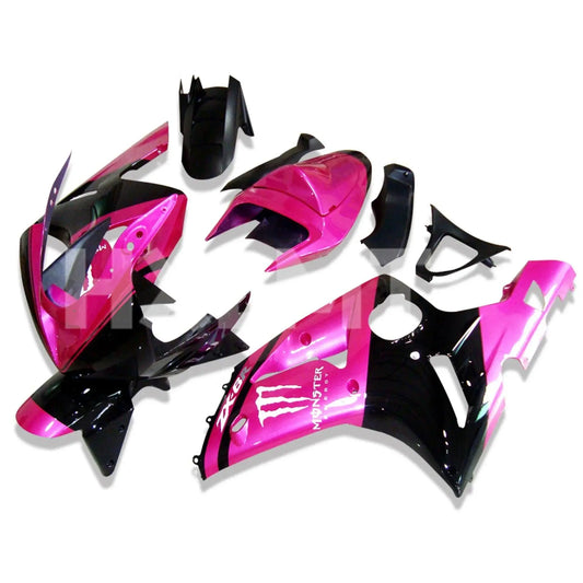 For Kawasaki ZX-6R ZX6R ZX600 636 2003 2004 Motorcycle Accessories Bodywork Set Injection ABS Plastics Full Fairings Panel Kit HXLMOTOR
