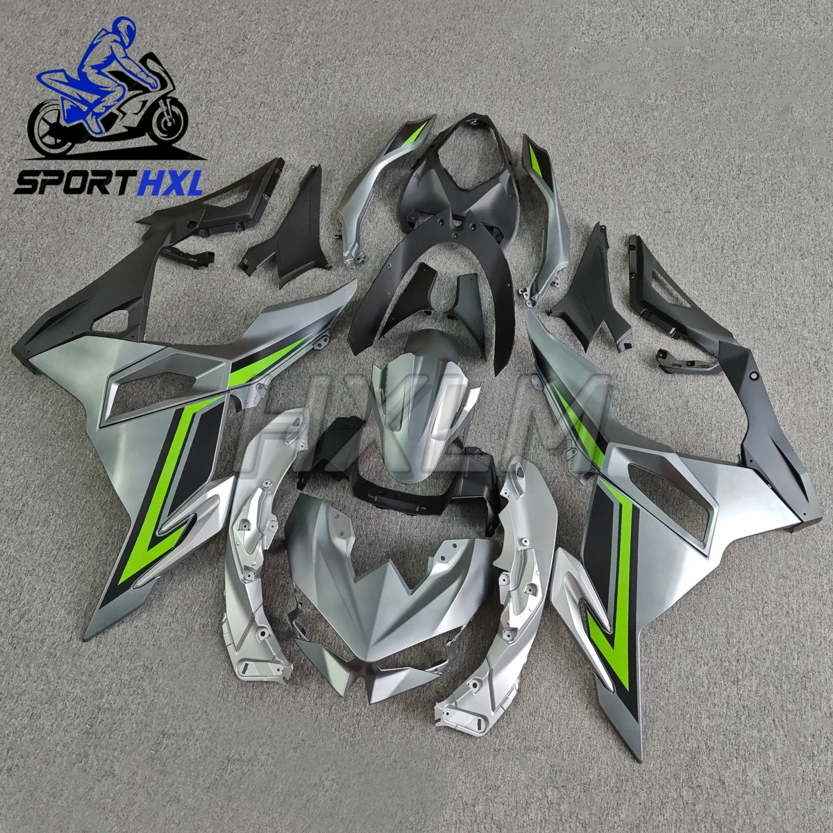 Multiple Choice Motorcycle Fairing Kit Aftermarket For Kawasaki NINJA 500 EX500 2024 2025 2026 Replacement Fairings Silver Grey