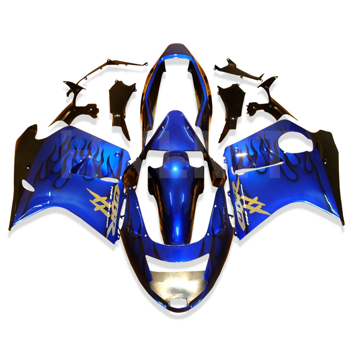 Customized Fairings Kit for HONDA CBR1100XX 96-07 CBR 1100XX 1996 1998 1999 2000 - 2007 Injection Cool Blue Bodywork Set Fairing
