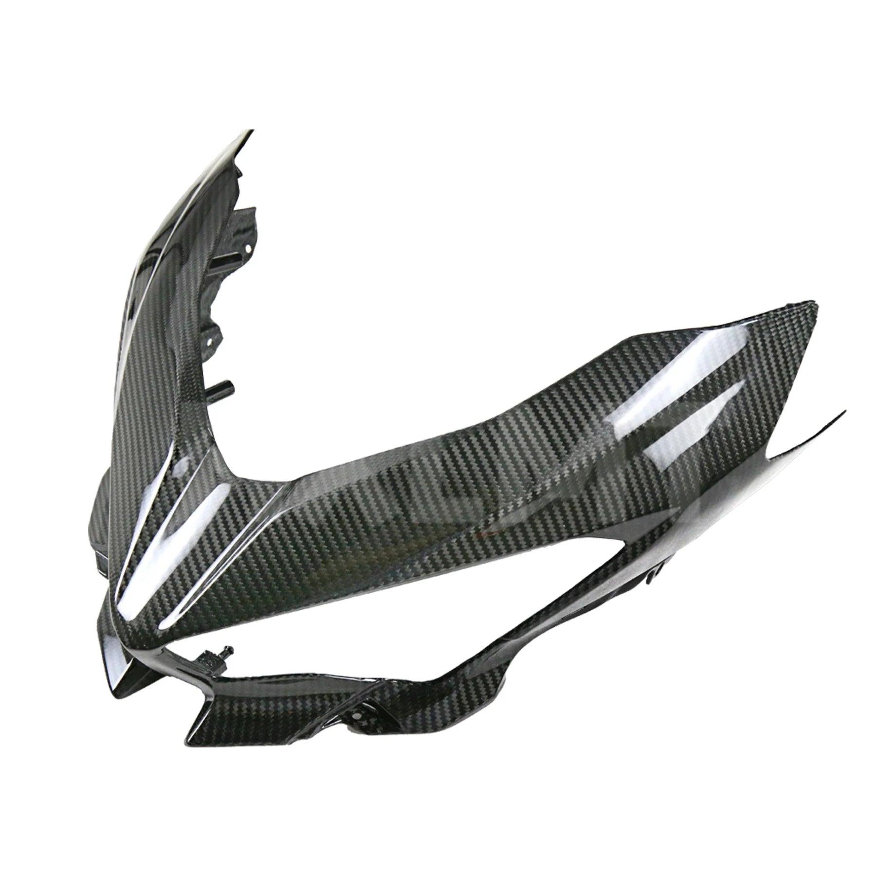 Front Headlight Fairing For Kawasaki Ninja 400 Carbon Fiber Fairing For Kawasaki Ninja 400 2018-2023 Front Headlight Fairing HXLMOTOR