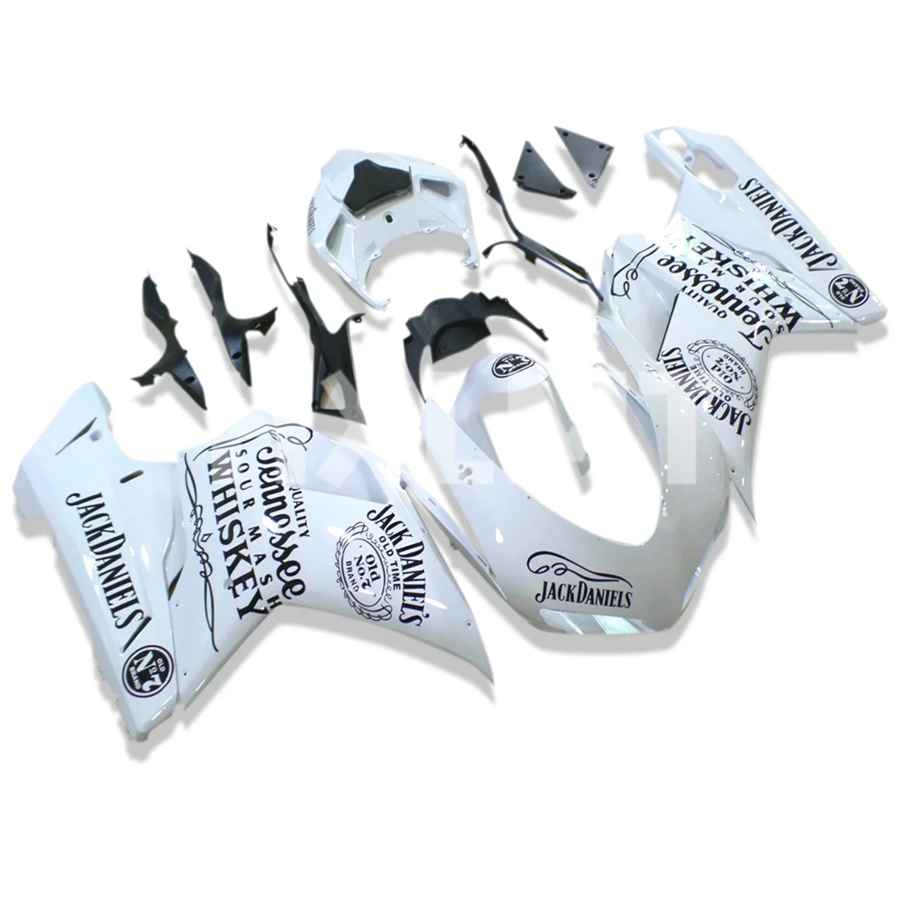 Motorcycle Fairing Kit ABS Plastic Injection Body Cowl Full Bodykits Accessories For DUCATI 848 1098 1098S 1198 2007 2008 2009 HXLMOTOR