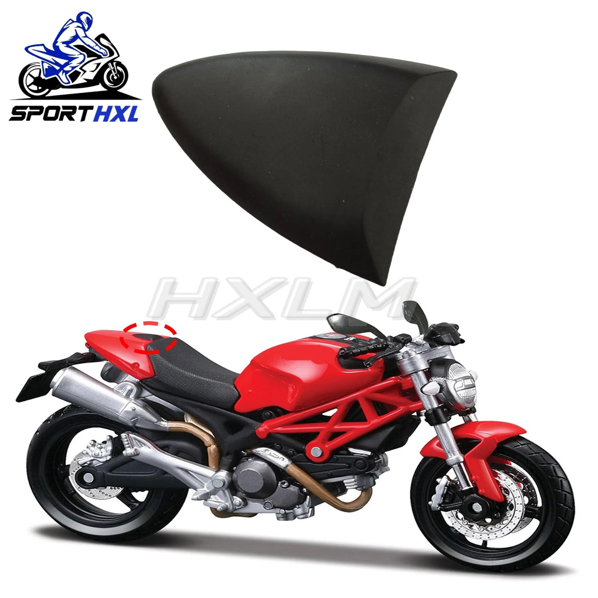 Motorcycle Accessories For DUCATI 696 796 1100 2008 2009 2010-2014 Rear Passenger Seat Cover Cowl ABS Cowl Accessories