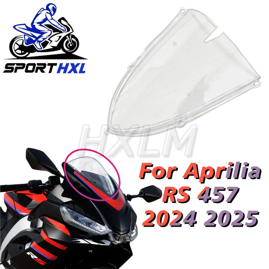 Windshield For APRILIA RS 457 2024-2025 Windscreen Wind Guard Wind Deflector High Quality