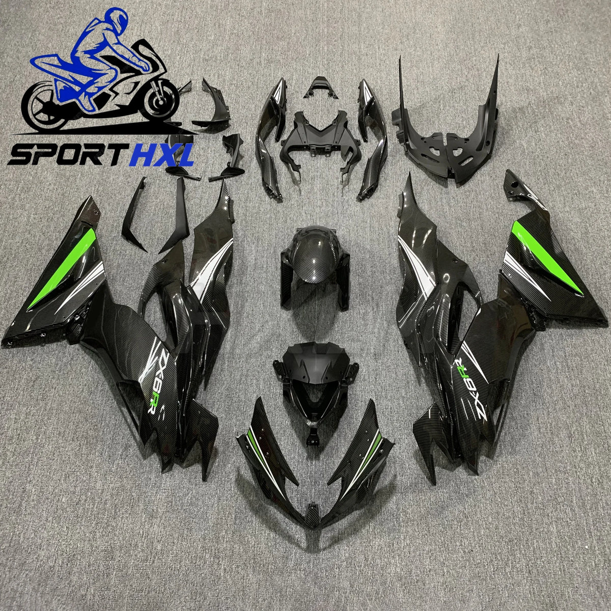 Motorcycle Full fairing kit For Kawasaki ZX6R 636 2019-2023 Bodywork fairing kit Fairing kit Customized ABS