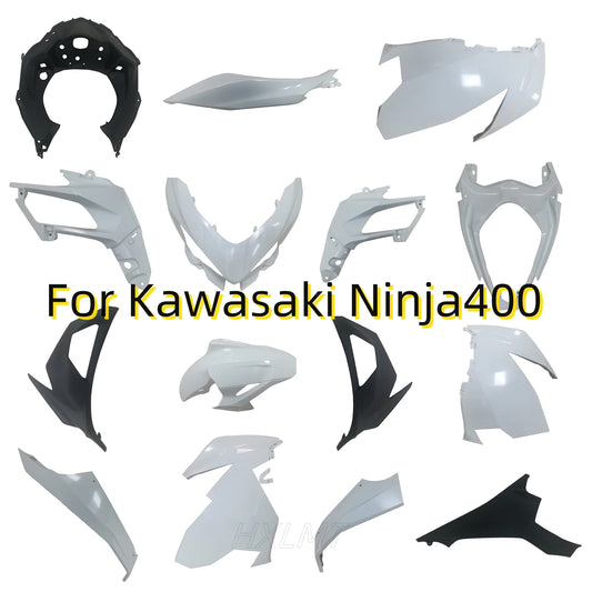Motorcycle For Kawasaki Ninja 400 Ninja400 2018 - 2019 - 2023 Left Right Tail Fairing Kits Bodywork Unpainted Plastic Parts HXLMOTOR