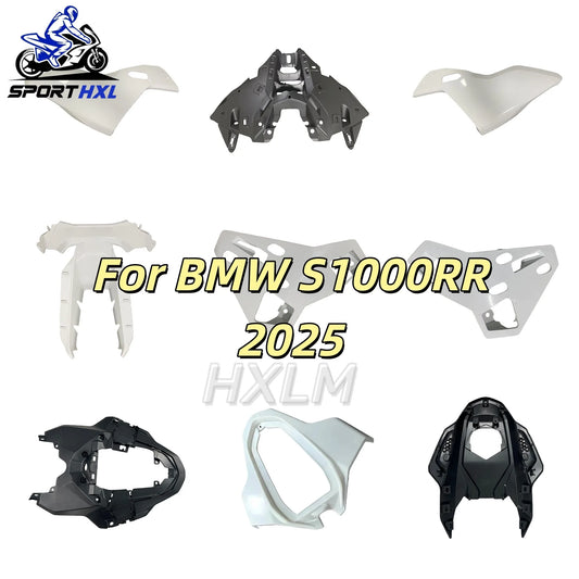 Motorcycle Accessories ABS Unpainted Fender Side Panel Fairing Kit Winglets Fuel Tank Guard For BMW S1000RR 2025 S 1000RR 25