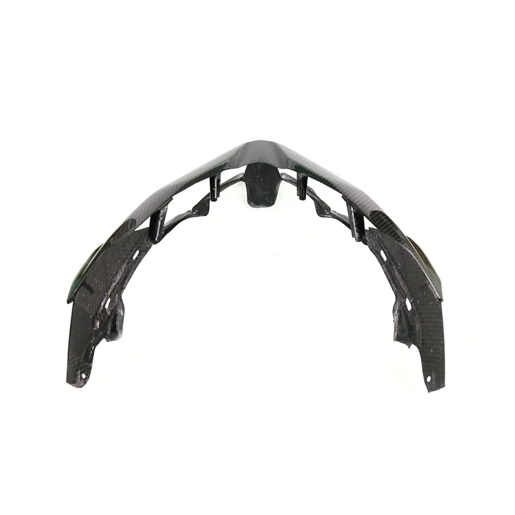 Motorcycle Front Headlight Fairing Bracket Carbon Fiber Front Nose Headlight Cover Fairing fit for KAWASAKI NINJA 400 2018-2021 HXLMOTOR