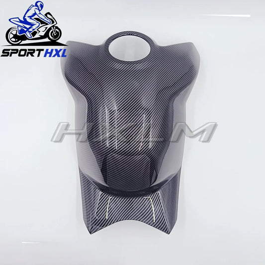 ABS Carbon Painted Fuel with Raised Fuel Tank Cap Protector Fairing Kit for DUCATI V4 V4S 2018 2019 2020 2021