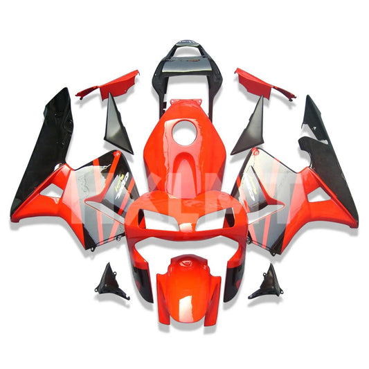 New ABS Whole Motorcycle Fairings Kits For HONDA CBR600 RR CBR600RR CBR 600RR 2003 2004 Injection Bodywork Accessories Black&Red HXLMOTOR