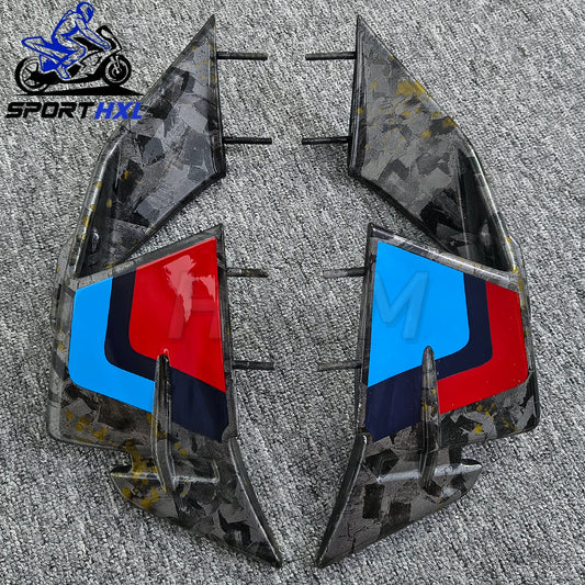 Motorcycle Downforce Naked Frontal Spoilers Winglet Aerodynamic Wing Front Spoiler For BMW S1000RR 2023 2024