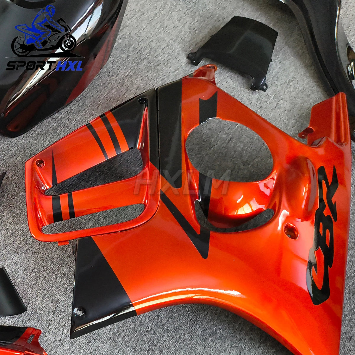 The ABS Full Body Kits for Honda Cbr600f3 1995 1996 Black Silver Fairing CBR600F3 95 96 Bodywork CBR600 F3 1996 no paint