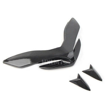 For KAWASAKI Z900 Z 900 z900 2017 2018 2019 Front Fairing Aerodynamic Winglets Front Beak Nose Cone Extension Cover Extender HXLMOTOR