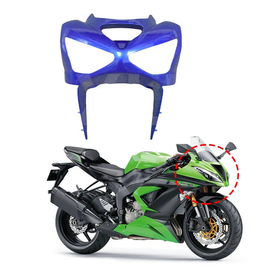 For 2003 2004 KAWASAKI ZX-6R Motorcycle Rear Upper Tail Seat Cover Fairing 03 04 New ABS Plastic Cowl Accessories HXLMOTOR