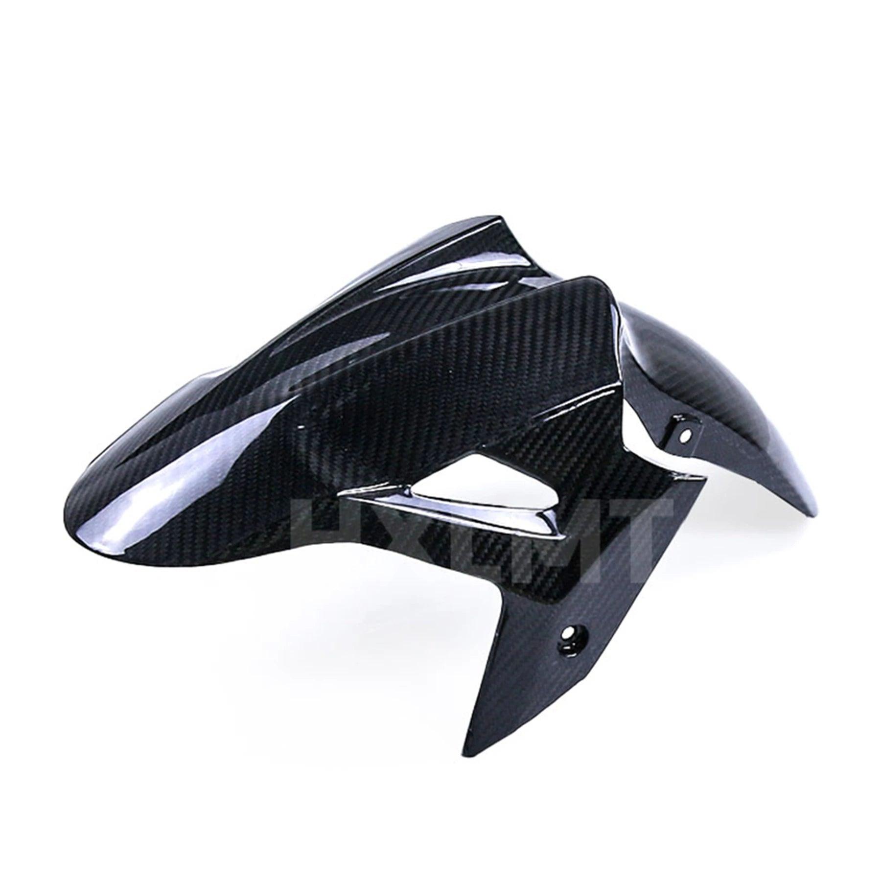 For Kawasaki Ninja400 Z400 2018 2019 2020 2021 2022 EX400 18 19 20 21 22 Front Fender Mudguard Fairing Carbon Fiber Painted HXLMOTOR