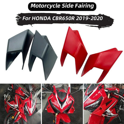 For HONDA CB650R CB 650 R CB 650R 2019-2023 Fairing Winglets Fin Trim Cover Motorcycle Wing Protector Wind Fairing Winglets HXLMOTOR