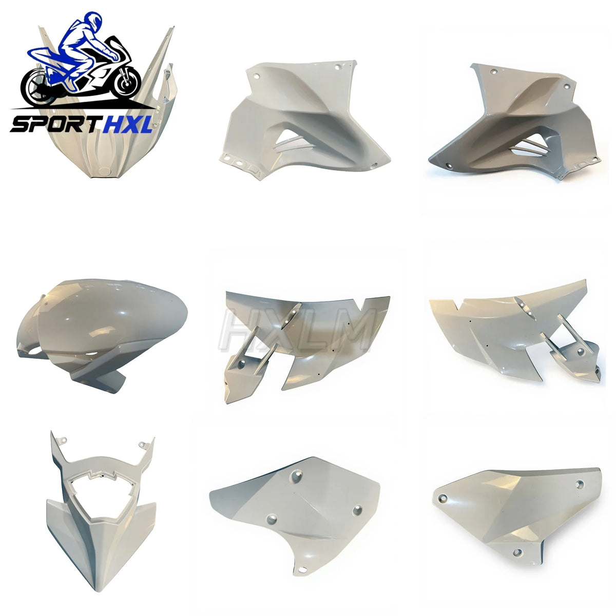 Unpainted Motorcycle Headlight Head Cover Lower Plate Fairing Fit for Kawasaki H2 H2R 2015 2016 2017 2018 2019 2020 2021 2023