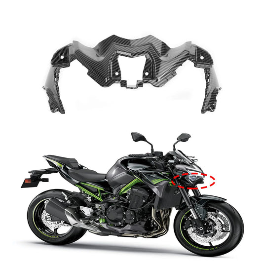 Motorcycle Front Upper Nose Headlight Fairing Cowls Cover for Kawasaki Z900 Z 900 2020 2021 2022 2023 2024 Accessories HXLMOTOR