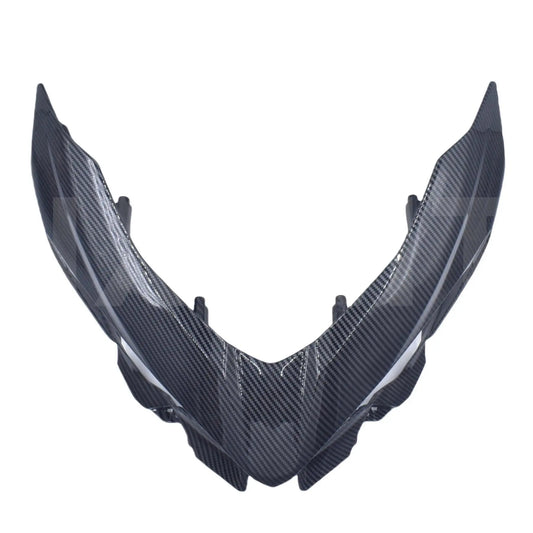 Front Head Upper Nose Fairing Headlight Deflector Plate Shroud Cover Cowling For Ninja400 NINJA250 2018 2019 2020 2021 2022 2023 HXLMOTOR