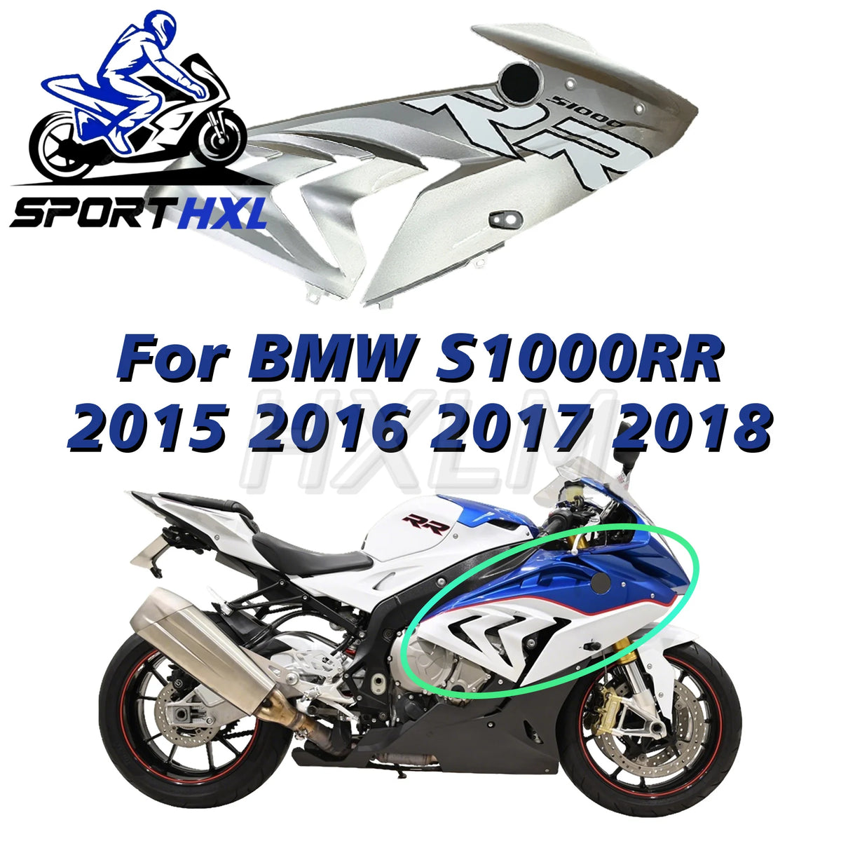 For BMW S1000RR 2015 2016 2017 2018 New Motorcycle Frame Upper Deflectors Windshield Side Panel Cover Side Deflector