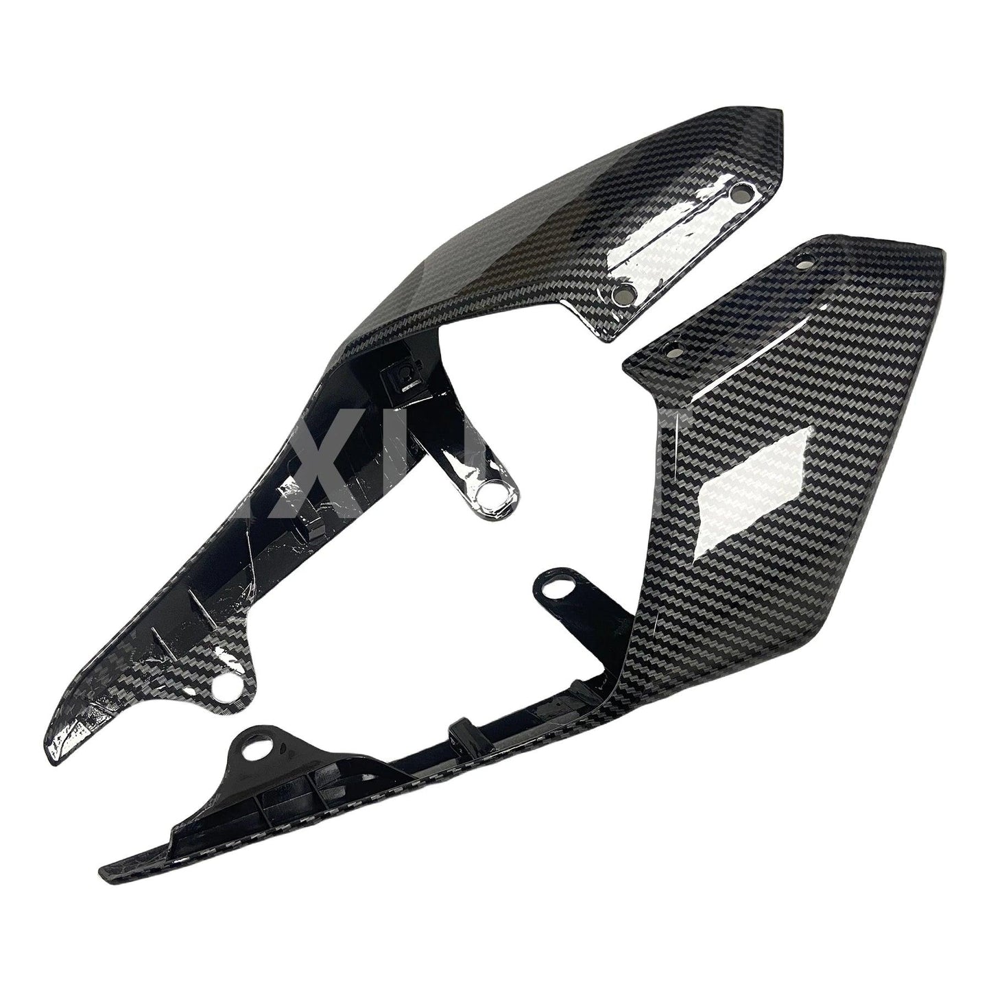 For Yamaha MT-07 Mt 07 2018 2019 2020 Motorcycle Rear Side Cover Fairing ABS Plastic Carbon Fiber Body Kit HXLMOTOR