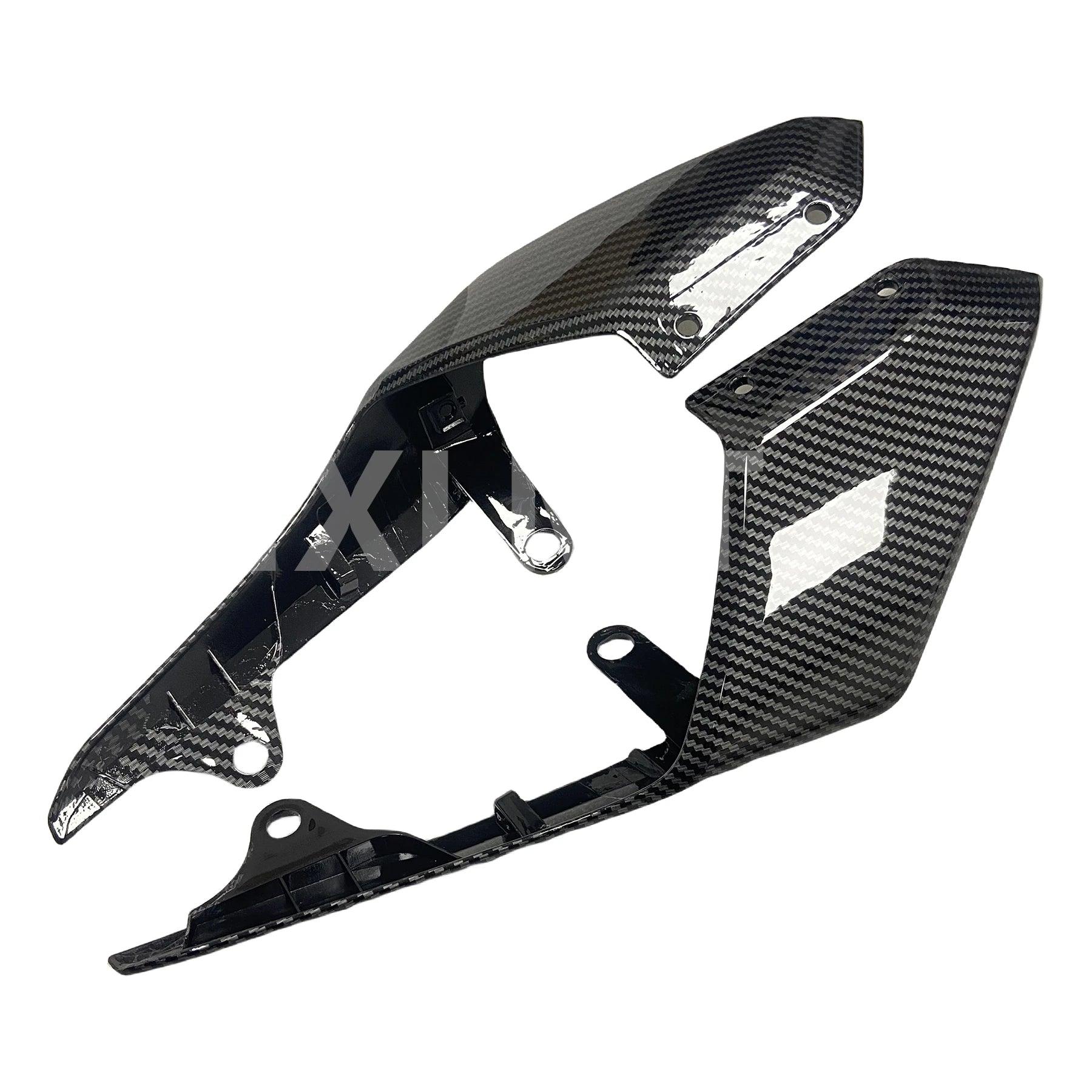 For Yamaha MT-07 Mt 07 2018 2019 2020 Motorcycle Rear Side Cover Fairing ABS Plastic Carbon Fiber Body Kit HXLMOTOR