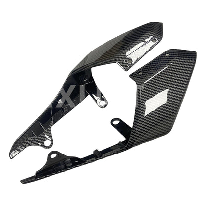 For Yamaha MT-07 Mt 07 2018 2019 2020 Motorcycle Rear Side Cover Fairing ABS Plastic Carbon Fiber Body Kit HXLMOTOR