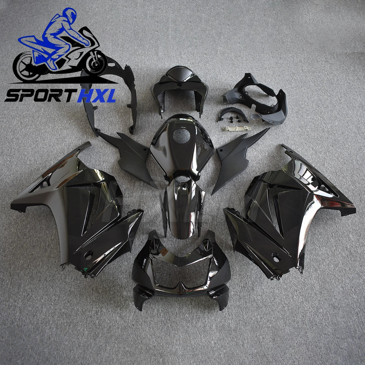 Fairings for EX250 11 12 Ninja 250R Motorcycle Fairing for Kawasaki Body Kits 2008 - 2012 Black unpainted