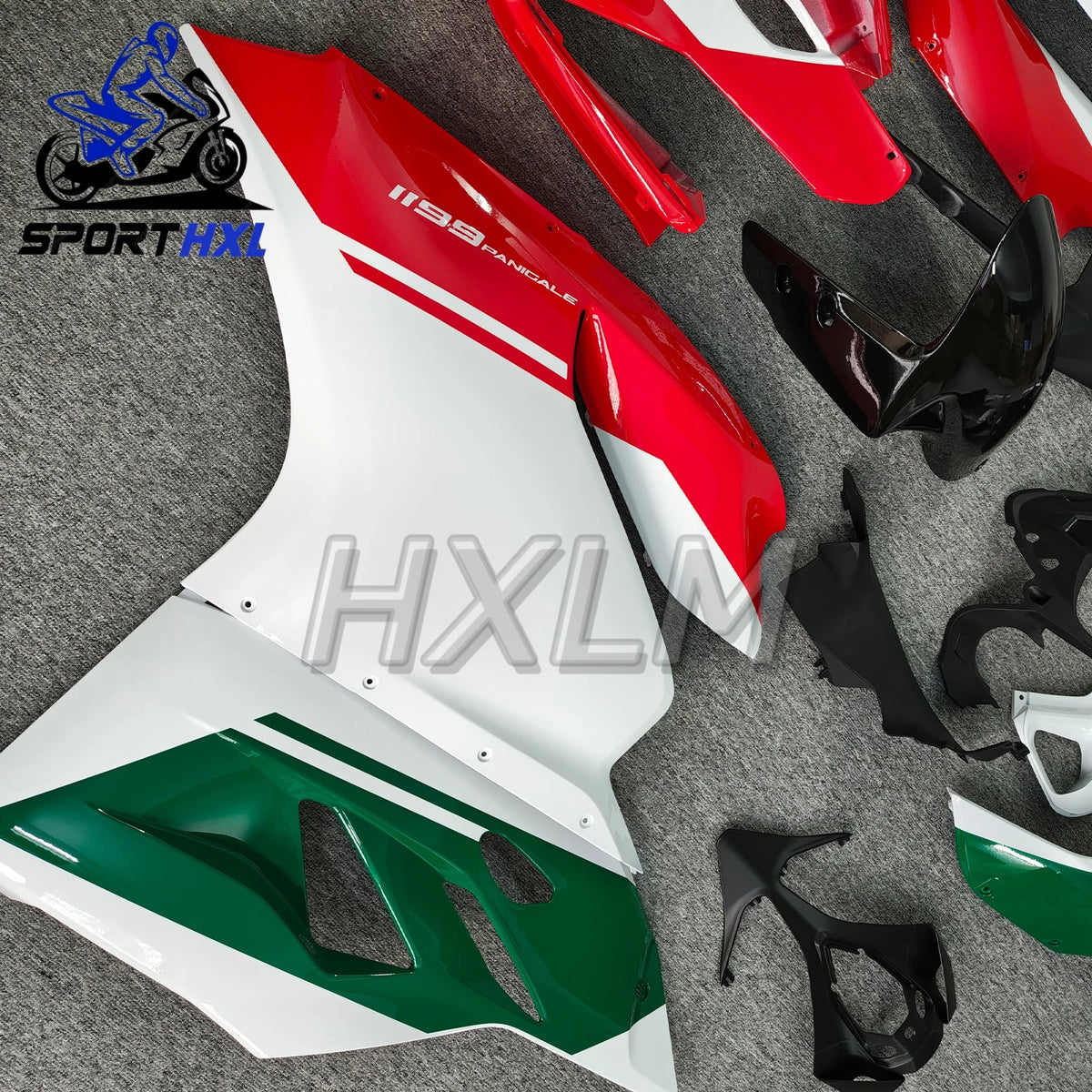 Injection New ABS Motorcycle Fairings Kit Fit For Ducati 899 1199 Panigale 2012 2013 2014 12 13 14 Bodywork set Red Green