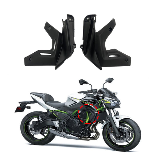 Motorcycle Accessories Radiator Side Cover Left Right Panel Fairing Cowl Fit For Kawasaki Z650 Z 650 2020 2021 2022 2023 z650 HXLMOTOR
