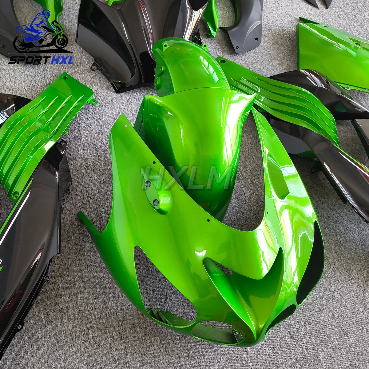 The Motorcycle ABS Fairings Kit for Ninja ZX-14R 2006 2007 2008 2009 2010 2011 ZX14R 14r 06 07 08 09 10 11 bodywork fairing set