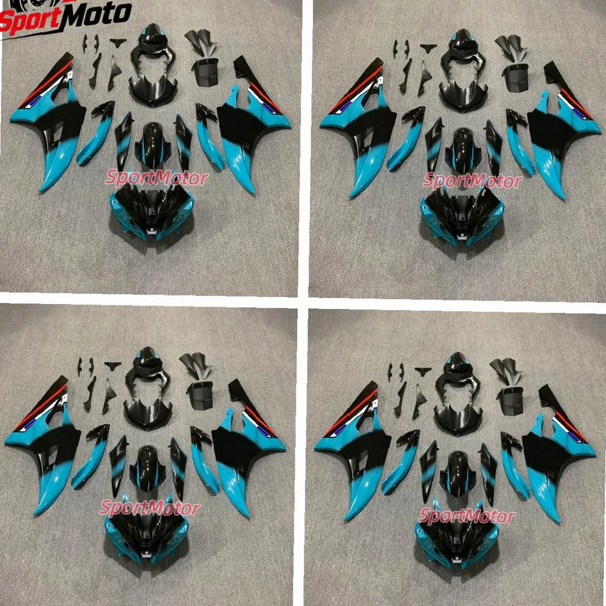 High Quality New For Yamaha YZFR6 YZF R6 2006 2007 06 07 Fairing set bodywork Rear Tail Front Upper Nose Fender