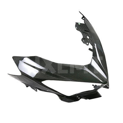 Front Headlight Fairing For Kawasaki Ninja 400 Carbon Fiber Fairing For Kawasaki Ninja 400 2018-2023 Front Headlight Fairing HXLMOTOR