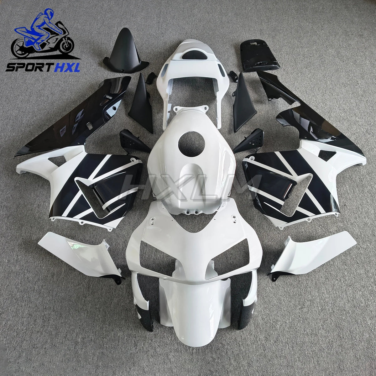 New ABS Motorcycle Whole Fairings Kit Fit For HODNA CBR600RR CBR600 RR F5 2003 2004 03 04 Bodywork Set Silver white