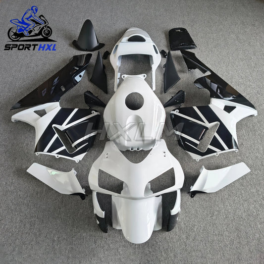 New ABS Motorcycle Whole Fairings Kit Fit For HODNA CBR600RR CBR600 RR F5 2003 2004 03 04 Bodywork Set Silver white