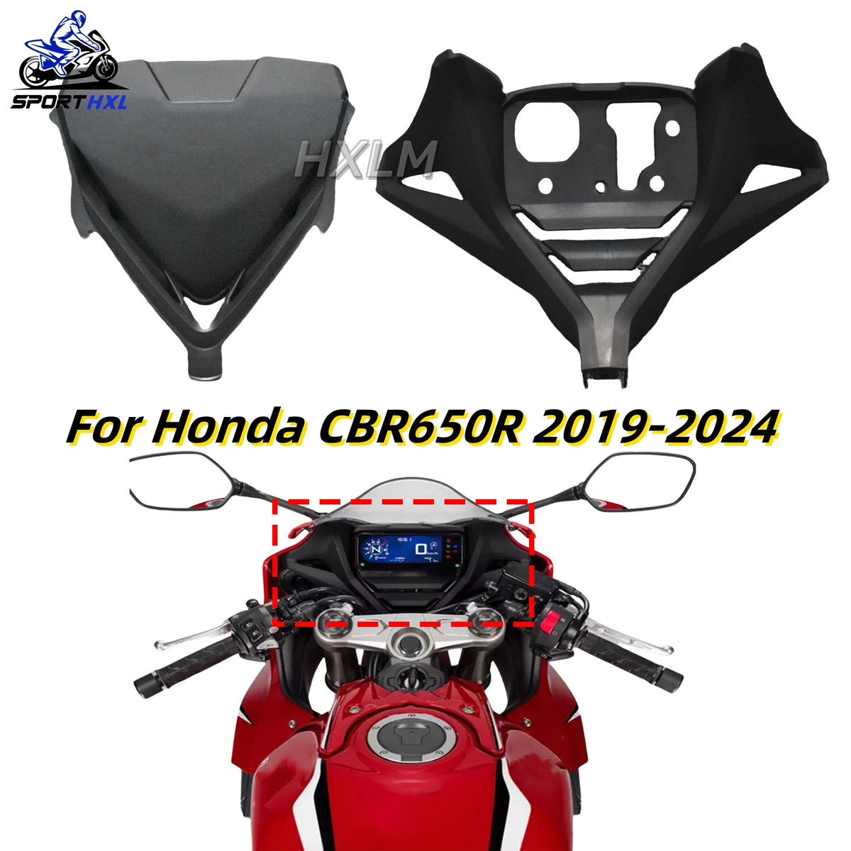 For Honda CBR650R 2019-2022 2023-2024 Motorcycle Instrument panel Dashboard Durable ABS Injection Plastic
