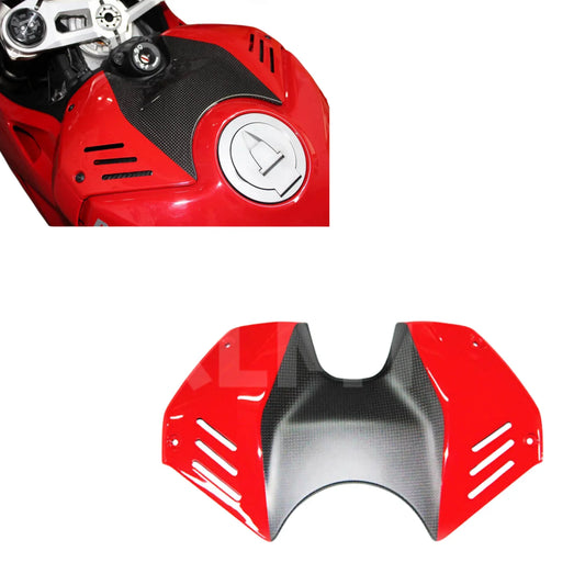 For DUCATI Panigale V4 V4S V4R SP 2023 Carbon Fiber Battery Cover Front Fairing Fuel Tank Airbox Cover Motorcycle Modified Parts HXLMOTOR