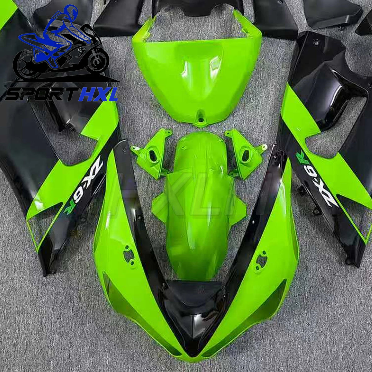 For Kawasaki ZX6R 636 2005-2006 Fairing kit Bodywork fairing Full fairing kit Bodywork fairing kit Durable