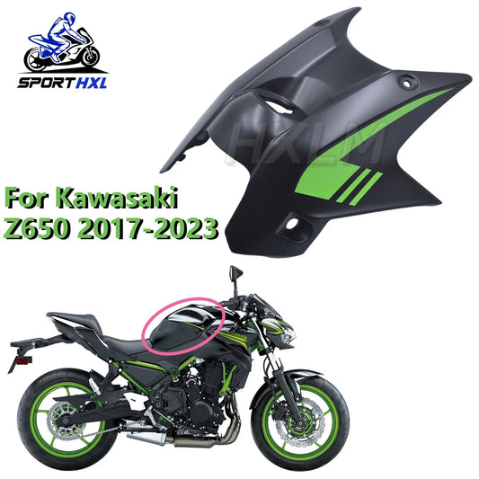 Windshield Motorcycle Windscreen For Kawasaki Z650 2017-2023 Front Plastic Wind Shield Screen Deflectors Carbon Fiber Look