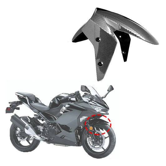 Front Fender Mudguard For KAWASAKI Ninja400 Ninja 400 EX400 2018 2019 2020 2021 2022 2023 Tire Splash Mud Guard ABS Plastic HXLMOTOR