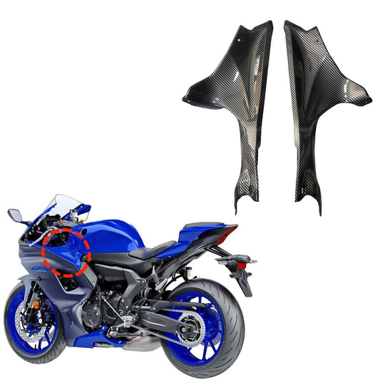 Motorcycle Accessories Carbon Fiber Motorcycle Fairing Kit Side Panels With Winglets For Yamaha R7 YZF-R7 2021 2022 HXLMOTOR