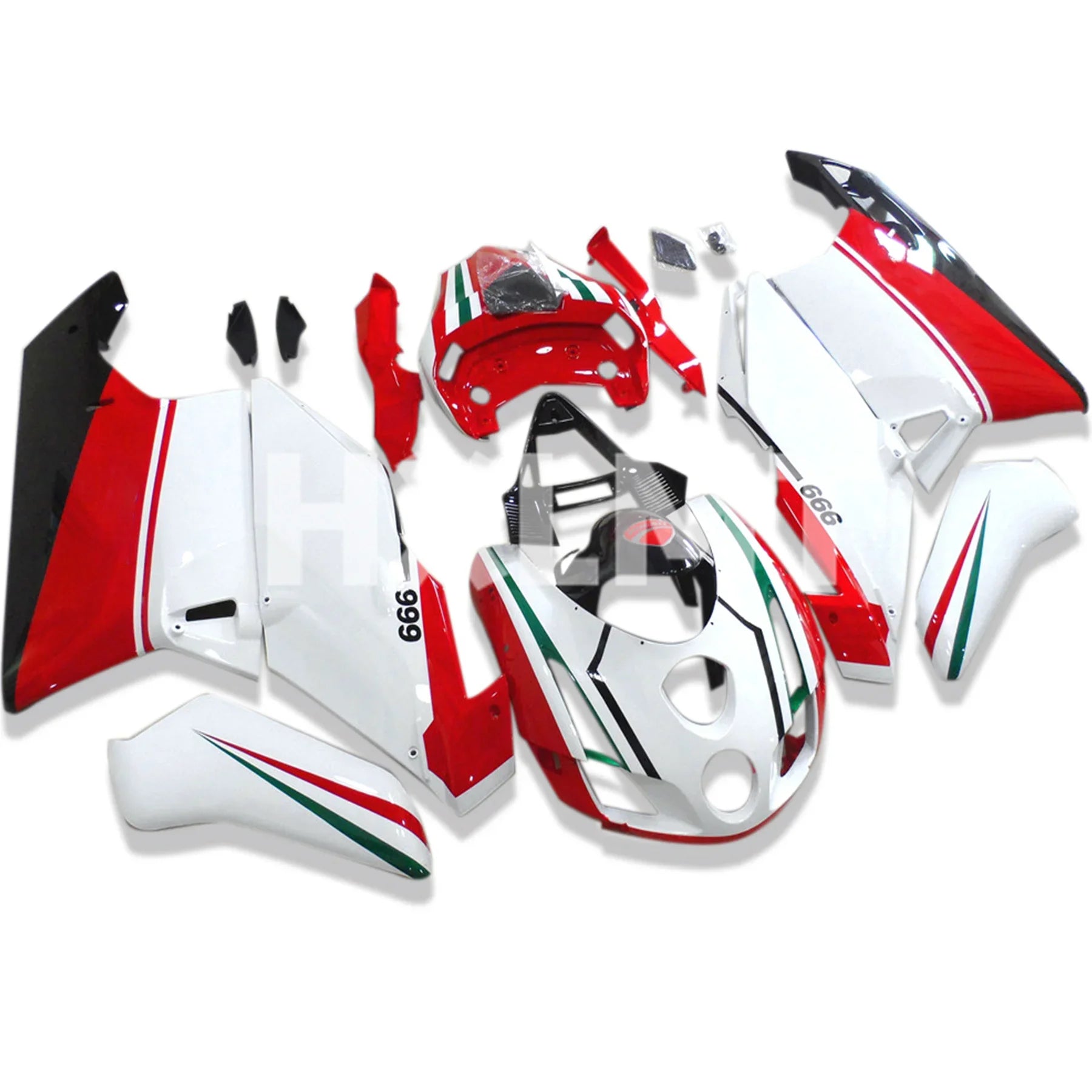 Motorcycle Fairing Fit For Ducati 749 999 2003 2004 ABS Injection Full Body Shell Protective Bodywork Kits Frame Accessories HXLMOTOR