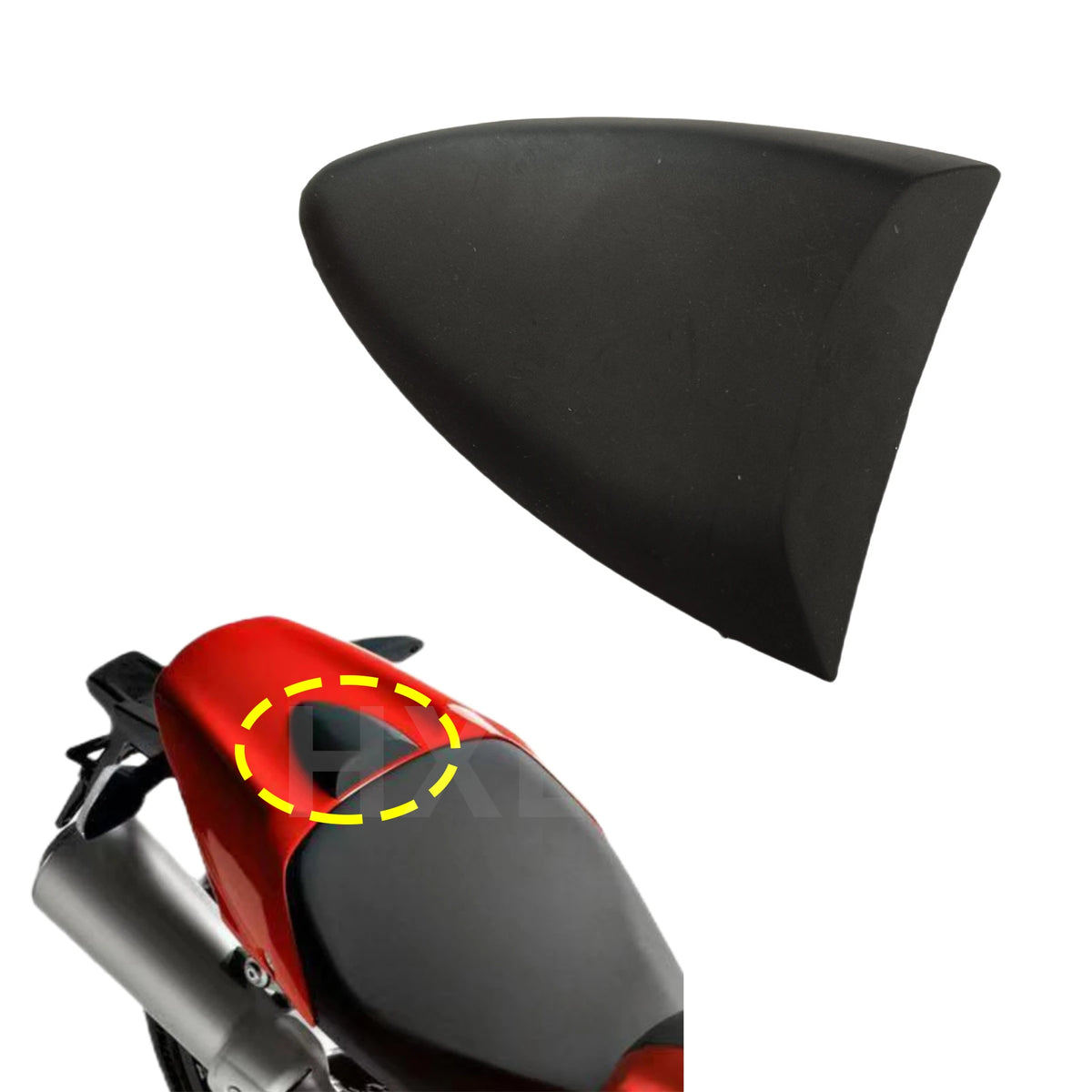 For DUCATI Monster 696 795 796 1100S 1100EVO Motorcycle Accessories Rear Tail Upper Cover Rubber ABS Injection Fairing