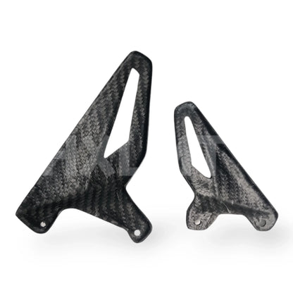 Motorcycle Accessories Heel Plate Carbon Fiber Foot Guard Dry Carbon For Ducati Streetfighter v4 Fairing DUCATI Panigale V4S V4R HXLMOTOR